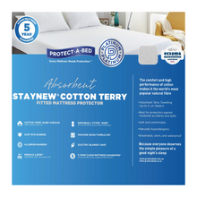 Load image into Gallery viewer, Protect-A-Bed Cotton Terry Mattress Protector
