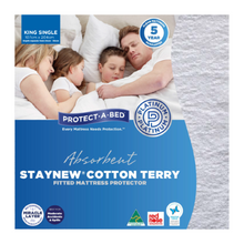 Load image into Gallery viewer, Protect-A-Bed Cotton Terry Mattress Protector
