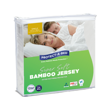 Load image into Gallery viewer, Protect-A-Bed Bamboo Jersey Mattress Protector
