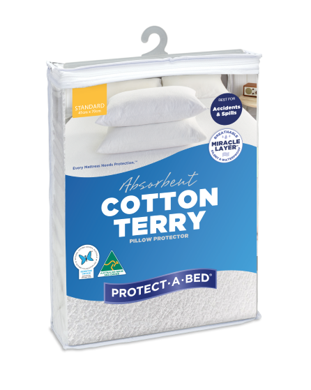 Protect-A-Bed Cotton Terry Pillow Protector