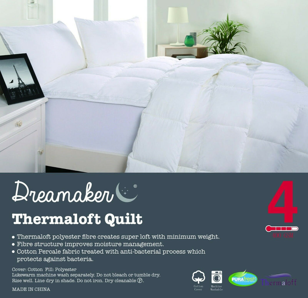 Dreamaker Thermaloft Quilt - 400gsm